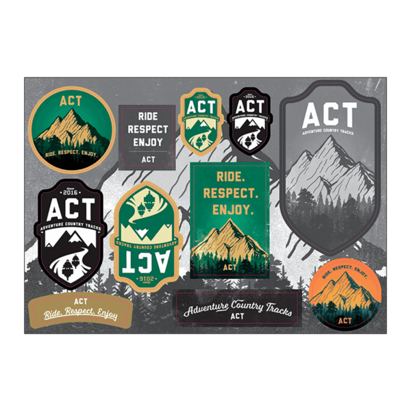 ACT Sticker Sheet